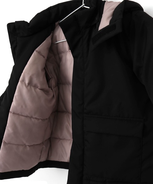 MAKE YOUR DAY（メイクユアデイ）の「フード取り外し可中綿ブルゾン■150.160cm（ダウンジャケット/コート・キッズ・ピンク/ブラック/カーキ・150/160）」の16枚目の写真