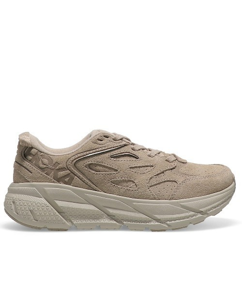 HOKA スニーカー　ホカ　クリフトン　スウェード　グレー　27.5センチ Amazon | HOKA 男女兼用 大人用 クリフトン L スエード