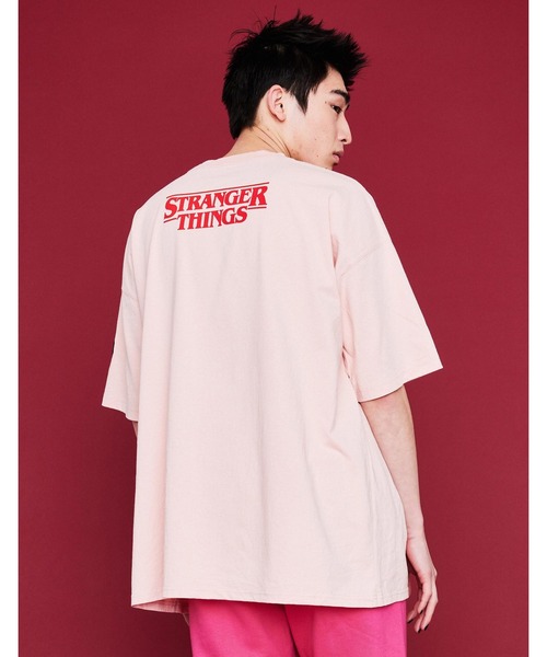 Little sunny bite（リトルサニーバイト）の「STRANGER THINGS × little sunny bite Photo big tee（Tシャツ/カットソー・メンズ・ホワイト/ブラック/ピンク・SMALL/MEDIUM）」の14枚目の写真