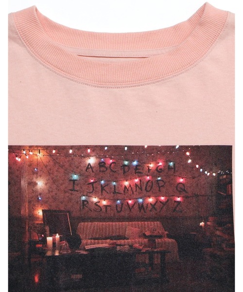 Little sunny bite（リトルサニーバイト）の「STRANGER THINGS × little sunny bite Photo big tee（Tシャツ/カットソー・メンズ・ホワイト/ブラック/ピンク・SMALL/MEDIUM）」の15枚目の写真