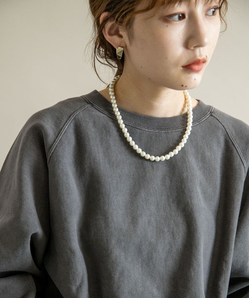 SMELLY（スメリー）の「パールショートネックレス（ネックレス・レディース・アイボリー・-）」の9枚目の写真