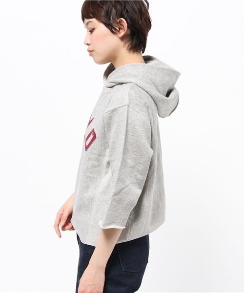 CIAOPANIC（チャオパニック）の「【Ciaopanic】【Champion】ReverseWeaveSweat（Tシャツ/カットソー・レディース・オフホワイト/グレー・MEDIUM）」の4枚目の写真