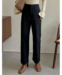 Re:EDIT | [低身長/高身長サイズ有]ストレッチコットンベイカーパンツ(その他パンツ)