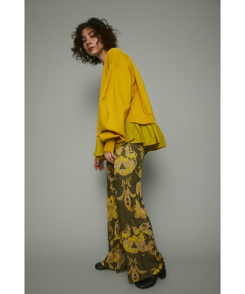 HeRIN.CYE（ヘリンドットサイ）の「Flower patern knit PT（その他パンツ・レディース・グリーン系その他/ホワイト系その他・FREE）」の3枚目の写真