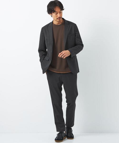 green label relaxing(グリーンレーベルリラクシング)の「ウォッシャブル TWサージ テーラード ジャケット -マシンウォッシャブル・ストレッチ・防シワ-(テーラードジャケット・メンズ・ダークブラウン/ネイビー/ダークグレー/その他1・S/M/L/XL)」の22枚目の写真