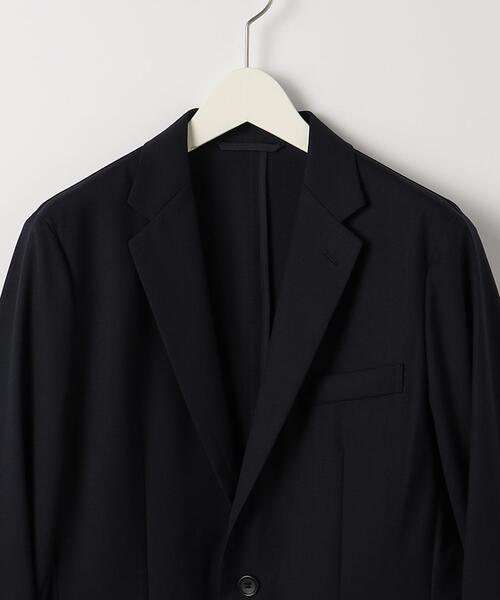 green label relaxing(グリーンレーベルリラクシング)の「ウォッシャブル TWサージ テーラード ジャケット -マシンウォッシャブル・ストレッチ・防シワ-(テーラードジャケット・メンズ・ダークブラウン/ネイビー/ダークグレー/その他1・S/M/L/XL)」の14枚目の写真