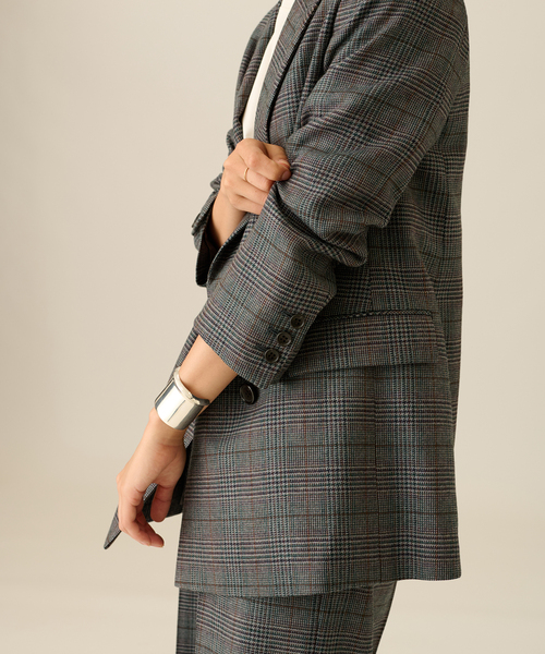 JOURNAL STANDARD L'ESSAGE チェックダブルジャケット journal standard L'essage（ジャーナルスタンダードレサージュ