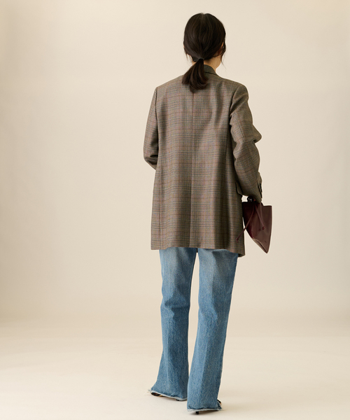 JOURNAL STANDARD L'ESSAGE チェックダブルジャケット journal standard L'essage（ジャーナルスタンダードレサージュ