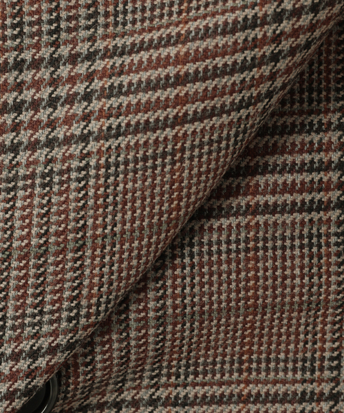 セール】チェックダブルジャケット（テーラードジャケット