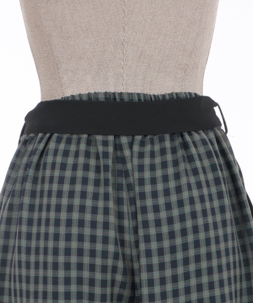 axes femme POETIQUE(アクシーズファムポエティック)の「チェックジョガーパンツ(その他パンツ・レディース・ブラック/ネイビー/ワイン・MEDIUM)」の21枚目の写真