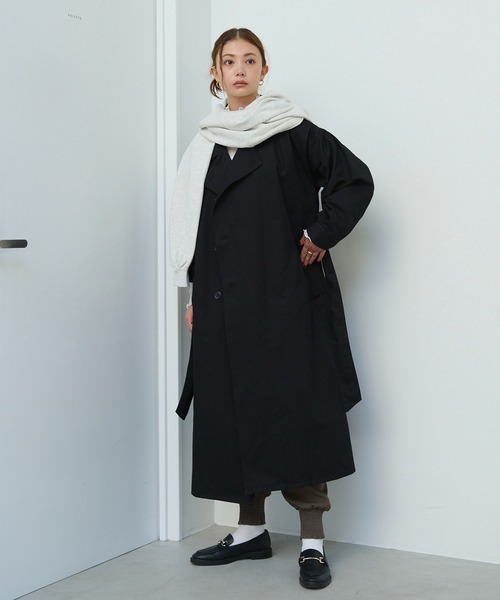 HANNE（アン）の「【アーム取り外し】3wayトレンチコート（トレンチコート・レディース・カーキ/ブラック・フリー）」の4枚目の写真