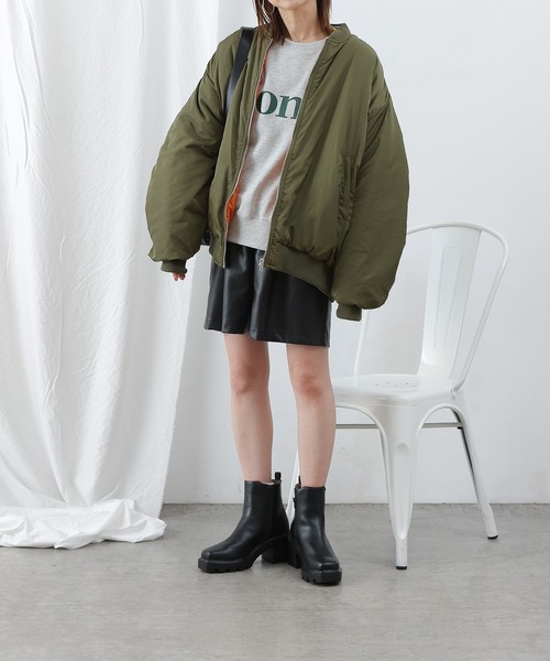 COLONY 2139（コロニートゥーワンスリーナイン）の「フェイクレザーショートパンツ（その他パンツ・レディース・ブラック/ベージュ・FREE）」の13枚目の写真