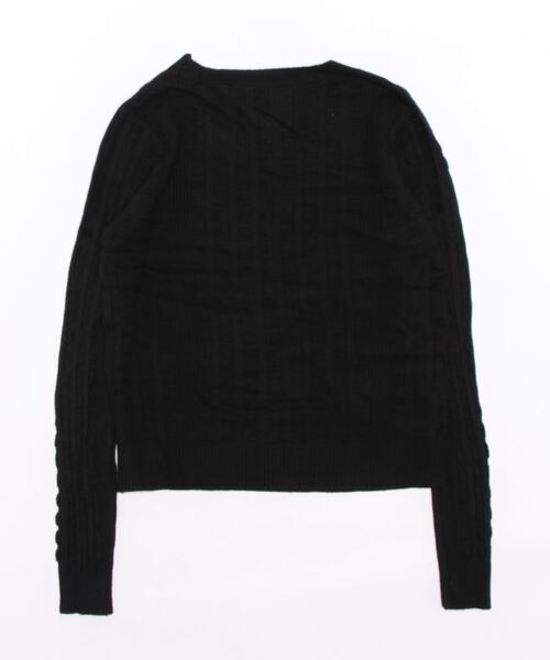 STYLEBLOCK(スタイルブロック)の「Vネックカーディガン(カーディガン/ボレロ・レディース・ホワイト/ブラック/パープル/グレー/カーキ/ピンク/イエロー/ブルー・FREE)」の15枚目の写真