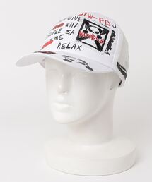 JACKROSE（ジャックローズ）の「B/W-PDJ GRAFFITI サイドメッシュ キャップ（キャップ・メンズ）」