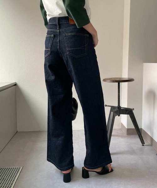 CAPRICIEUX LE'MAGE（カプリシューレマージュ）の「【SOMETHING/サムシング】LISAワイド（デニムパンツ・レディース・ネイビー/グレー・SMALL/X-SMALL）」の18枚目の写真