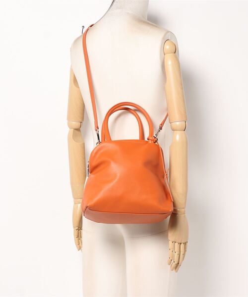 marco masi（マルコマージ）の「【MARCO MASI】シンプルボストンS（ボストンバッグ・レディース・オレンジ/ベージュ系その他/グレー・FREE）」の9枚目の写真