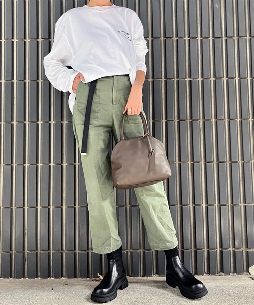 marco masi（マルコマージ）の「【MARCO MASI】シンプルボストンS（ボストンバッグ・レディース・オレンジ/ベージュ系その他/グレー・FREE）」の17枚目の写真