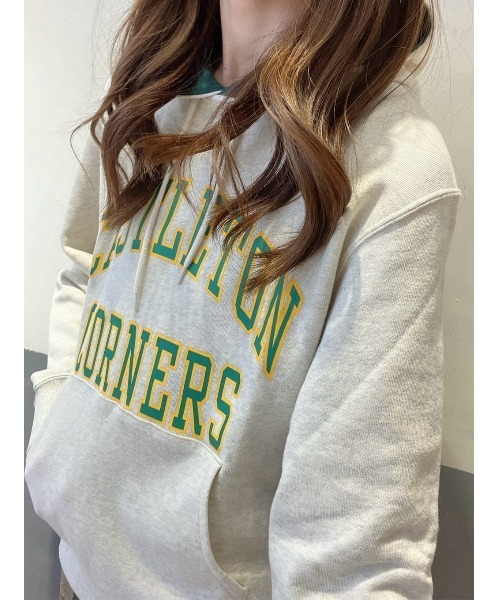 Champion（チャンピオン）の「【Champion】２段カレッジパーカー（パーカー・メンズ・ネイビー/グレー/オフホワイト・M/L/XL）」の10枚目の写真