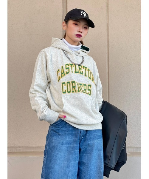 Champion（チャンピオン）の「【Champion】２段カレッジパーカー（パーカー・メンズ・ネイビー/グレー/オフホワイト・M/L/XL）」の13枚目の写真