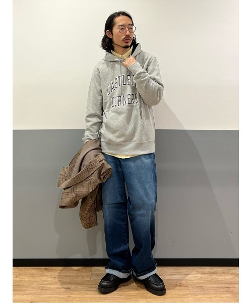 Champion（チャンピオン）の「【Champion】２段カレッジパーカー（パーカー・メンズ・ネイビー/グレー/オフホワイト・M/L/XL）」の15枚目の写真