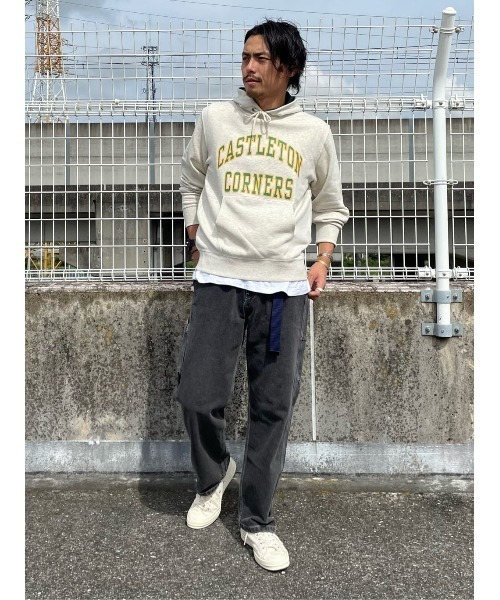 Champion（チャンピオン）の「【Champion】２段カレッジパーカー（パーカー・メンズ・ネイビー/グレー/オフホワイト・M/L/XL）」の21枚目の写真