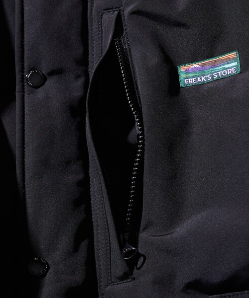 FREAK'S STORE（フリークスストア）の「WEB限定 ビッグシルエット スタンドカラー パディングジャケット/中綿ブルゾン（ダウンジャケット/コート・メンズ・ブラック/ベージュ/オリーブ・SMALL/MEDIUM/LARGE）」の21枚目の写真