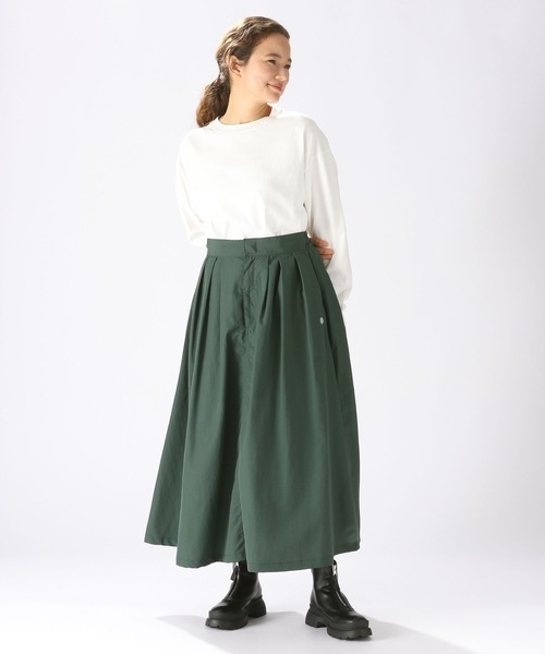 Dickies（ディッキーズ）の「【Dickies(ディッキーズ)】別注タックアンドフレアスカート（スカート・レディース・ベージュ/グリーン・MEDIUM/LARGE）」の7枚目の写真