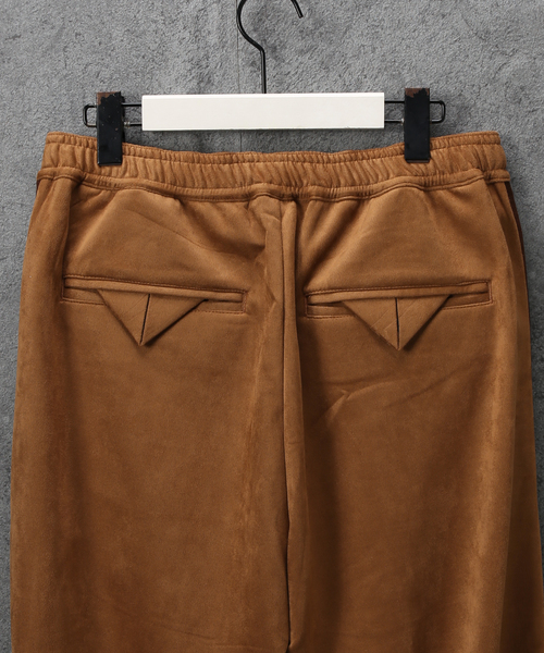 SASQUATCHfabrix.（サスクワァッチファブリックス）の「【Sasquatchfabrix.】FAUX SUEDE FLARE SILHOUETTE TRA（その他パンツ・メンズ・ネイビー/ブラウン・LARGE/MEDIUM）」の5枚目の写真