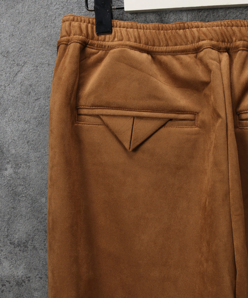 SASQUATCHfabrix.（サスクワァッチファブリックス）の「【Sasquatchfabrix.】FAUX SUEDE FLARE SILHOUETTE TRA（その他パンツ・メンズ・ネイビー/ブラウン・LARGE/MEDIUM）」の6枚目の写真