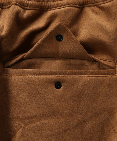 SASQUATCHfabrix.（サスクワァッチファブリックス）の「【Sasquatchfabrix.】FAUX SUEDE FLARE SILHOUETTE TRA（その他パンツ・メンズ・ネイビー/ブラウン・LARGE/MEDIUM）」の7枚目の写真