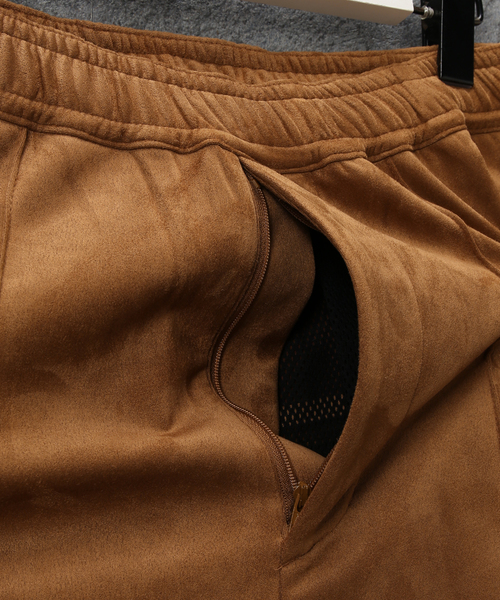 SASQUATCHfabrix.（サスクワァッチファブリックス）の「【Sasquatchfabrix.】FAUX SUEDE FLARE SILHOUETTE TRA（その他パンツ・メンズ・ネイビー/ブラウン・LARGE/MEDIUM）」の9枚目の写真