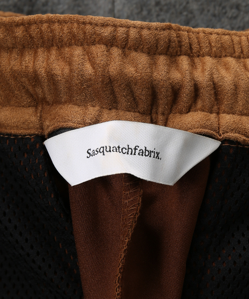 SASQUATCHfabrix.（サスクワァッチファブリックス）の「【Sasquatchfabrix.】FAUX SUEDE FLARE SILHOUETTE TRA（その他パンツ・メンズ・ネイビー/ブラウン・LARGE/MEDIUM）」の13枚目の写真