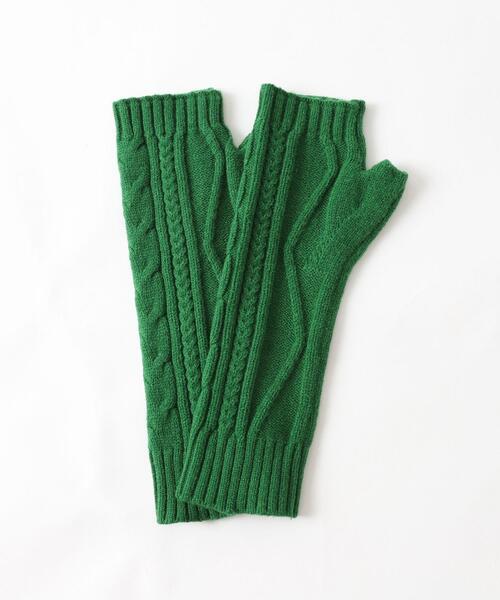 coen(コーエン)の「ケーブル編みアームウォーマー(アームカバー・レディース・ケリー/イエロー/グレー/オレンジ系その他・FREE)」の10枚目の写真
