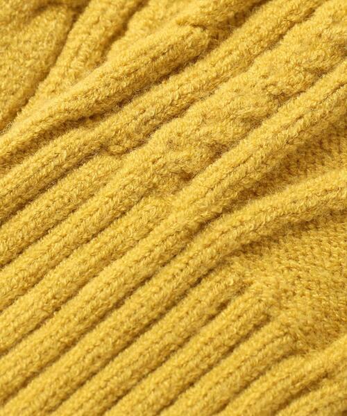 coen(コーエン)の「ケーブル編みアームウォーマー(アームカバー・レディース・ケリー/イエロー/グレー/オレンジ系その他・FREE)」の18枚目の写真