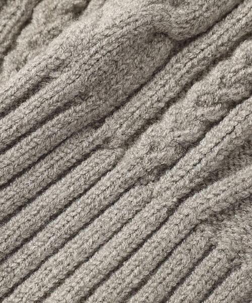 coen(コーエン)の「ケーブル編みアームウォーマー(アームカバー・レディース・ケリー/イエロー/グレー/オレンジ系その他・FREE)」の19枚目の写真