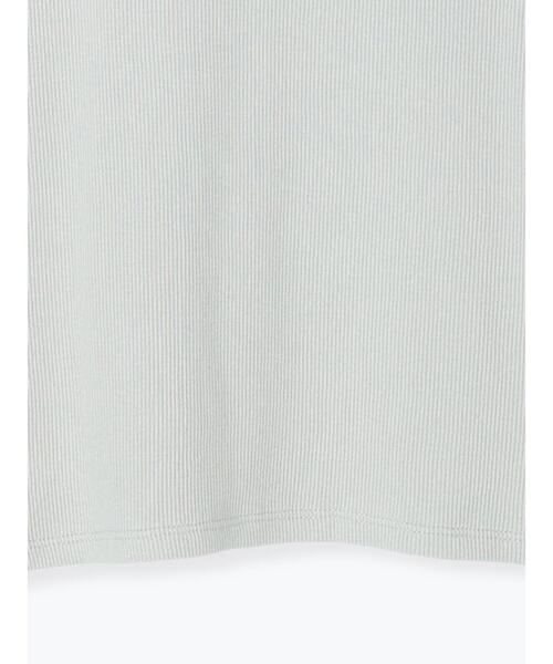 sm2rhythm（サマンサモスモスリズム）の「リブタートルプルオーバー（Tシャツ/カットソー・レディース・ブラック/オフホワイト/シルバーグレー・ﾌﾘ-）」の8枚目の写真