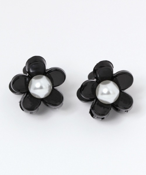 repipi armario（レピピ アルマリオ）の「フラワーパールチビクリップ（ヘアピン・キッズ・ブラウン/ブラック/クリア/ホワイト系その他・FREE）」の3枚目の写真