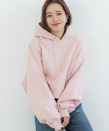 coca（coca） | ふあふあ裏起毛クロップドフーディ(パーカー)