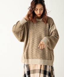 ジャカードビッグニット