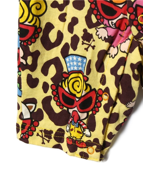 HYSTERIC MINI ヒョウ柄ロンパース 70cm