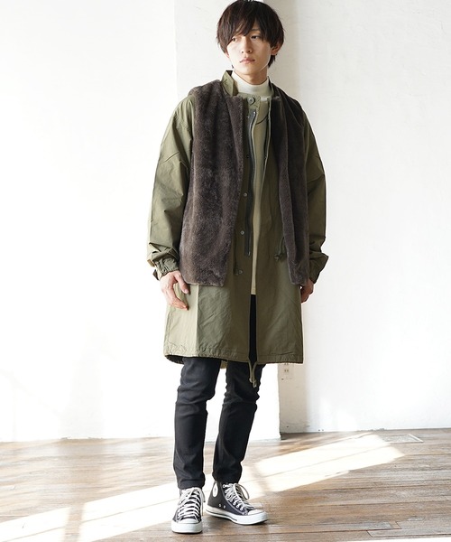 MinoriTY（マイノリティ）の「【MinoriTY】フェイクファーベスト ボアベスト オーバーサイズ ルーズサイズ メンズ 春服 冬服 レイヤードアイテム（ベスト・メンズ・ブラウン/ブラック・L/M）」の20枚目の写真