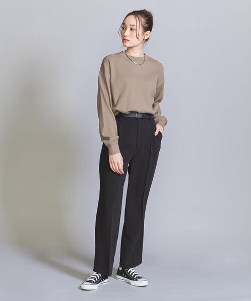 BEAUTY&YOUTH UNITED ARROWS(ビューティーアンドユースユナイテッドアローズ)の「【WEB限定】バルーン サーマル クルーネック カットソー(Tシャツ/カットソー・メンズ・コバルトブルー/ブラウン/ブラック/ナチュラル・S/M/L)」の10枚目の写真