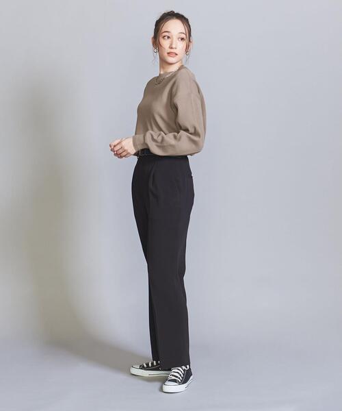 BEAUTY&YOUTH UNITED ARROWS(ビューティーアンドユースユナイテッドアローズ)の「【WEB限定】バルーン サーマル クルーネック カットソー(Tシャツ/カットソー・メンズ・コバルトブルー/ブラウン/ブラック/ナチュラル・S/M/L)」の11枚目の写真