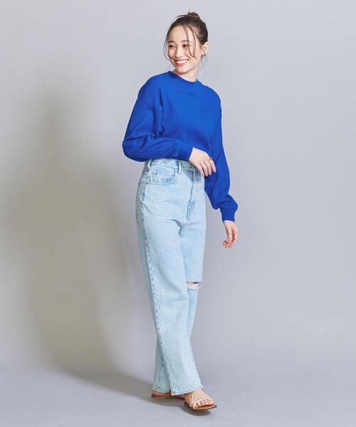 BEAUTY&YOUTH UNITED ARROWS(ビューティーアンドユースユナイテッドアローズ)の「【WEB限定】バルーン サーマル クルーネック カットソー(Tシャツ/カットソー・メンズ・コバルトブルー/ブラウン/ブラック/ナチュラル・S/M/L)」の20枚目の写真