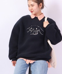 sanrio クロミ ポチャッコ ハローキティ シナモロール ボア トレーナー
