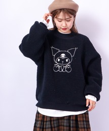 sanrio クロミ ポチャッコ ハローキティ シナモロール ボア トレーナー