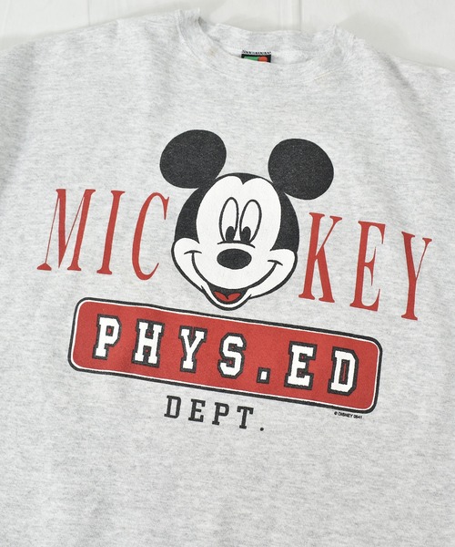 OLDMICKEY (オールドミッキー)の「【ヴィンテージ古着】90's Mickey / ミッキー プリントスウェット(スウェット・メンズ・グレー・X-LARGE)」の5枚目の写真