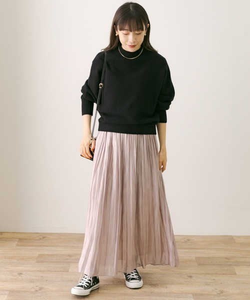 URBAN RESEARCH Sonny Label(アーバンリサーチサニーレーベル)の「シャイニープリーツスカート(スカート・レディース・ネイビー/ブラウン/グレー系その他・FREE)」の8枚目の写真