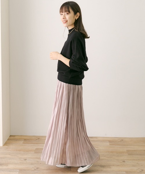 URBAN RESEARCH Sonny Label(アーバンリサーチサニーレーベル)の「シャイニープリーツスカート(スカート・レディース・ネイビー/ブラウン/グレー系その他・FREE)」の9枚目の写真