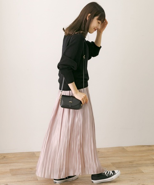 URBAN RESEARCH Sonny Label(アーバンリサーチサニーレーベル)の「シャイニープリーツスカート(スカート・レディース・ネイビー/ブラウン/グレー系その他・FREE)」の10枚目の写真